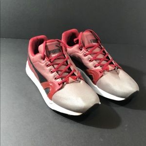 Puma xt s blur glacier gray black rio red